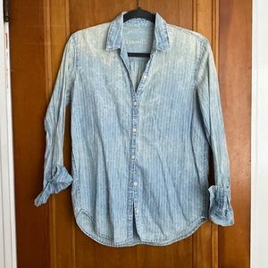 Gap Chambray Stripe Shirt
